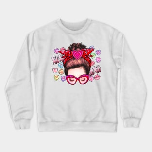 Valentine T Shirt Valentine T shirt For Women Crewneck Sweatshirt